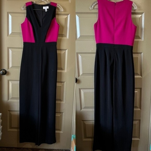 Belle Badgley Mischka V Neck Jumpsuit - Picture 6 of 9